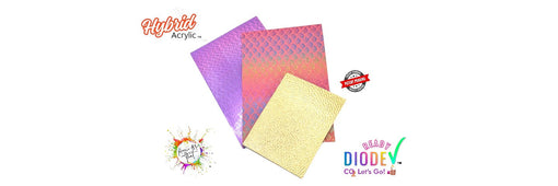 Tutorial : Smooth, Semi-Smooth, and Textured Lychee Faux Leather Hybrid Acrylic | Preparation and Laser Cutting Procedure