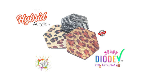 Tutorial : Cloth Texture, Smooth Micro-Glitter, and Cork Texture Hybrid Acrylic Sheets | Preparation & Laser Cutting Procedure