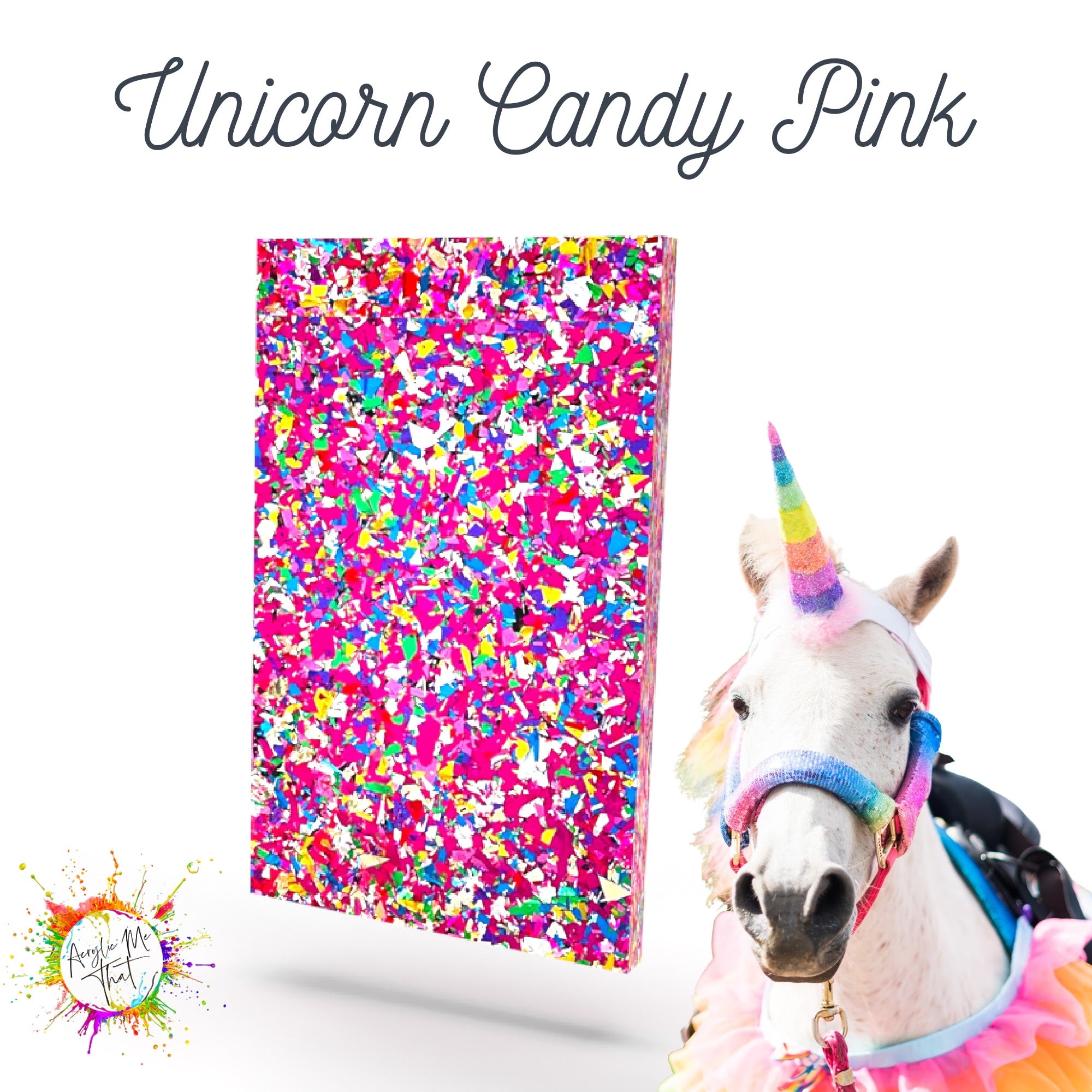 Cute Girly Unicorn Pink Stars Yard Cards newest - UV High resolution Coroplast printing. HALF SHEET