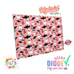 Ghosts, Bats and Pumpkin Pattern Peach Colored Hybrid Acrylic | CO2 and Diode Laser Acrylic Sheets