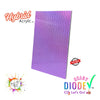 Iridescent Purple Holographic Pattern Hybrid Acrylic | CO2 and Diode Laser Acrylic Sheets