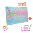 Iridescent Leopard Pattern Pink and Teal Hybrid Acrylic | CO2 and Diode Laser Acrylic Sheets