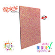 Iridescent Coral Glitter Texture Hybrid Acrylic | CO2 and Diode Laser Acrylic Sheets