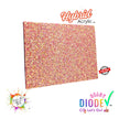 Iridescent Coral Glitter Texture Hybrid Acrylic | CO2 and Diode Laser Acrylic Sheets