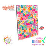 Flower Pattern Iridescent Glitter Texture Hybrid Acrylic | CO2 and Diode Laser Acrylic Sheets