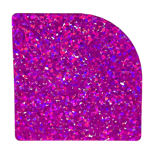 Glitter Rock Fuscia Glitter Cast Acrylic Sheet