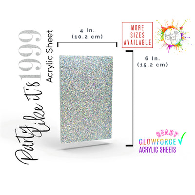 Holographic acrylic custom acrylic shapes white acrylic glitter silver gold pink blue sage green black acrylic sheet mirror cast acrylic sheets for laser cutting supply