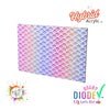 Rainbow White Iridescent Mermaid Scale Pattern Hybrid Acrylic | CO2 and Diode Laser Acrylic Sheets