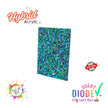 Sparkling Blue, Silver and Purple Chunky Glitter Hybrid Acrylic | CO2 and Diode Laser Acrylic Sheets