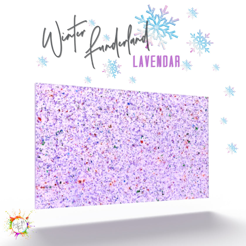 Tinted plexiglass sheets with glitter, perfect for custom, decorative pieces.