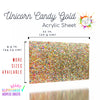 Chunky glitter acrylic sheet for laser cutting and engraving.