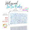 Wholesale laserable plastic sheets with iridescent glitter, ideal for crafting.