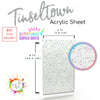 Decorative acrylic sheets | Tinseltown glitter acrylic for unique and stylish designs.