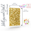 Gold sparkling acrylic sheet with glitter, ideal plexiglass plastic board for bold and creative projects.