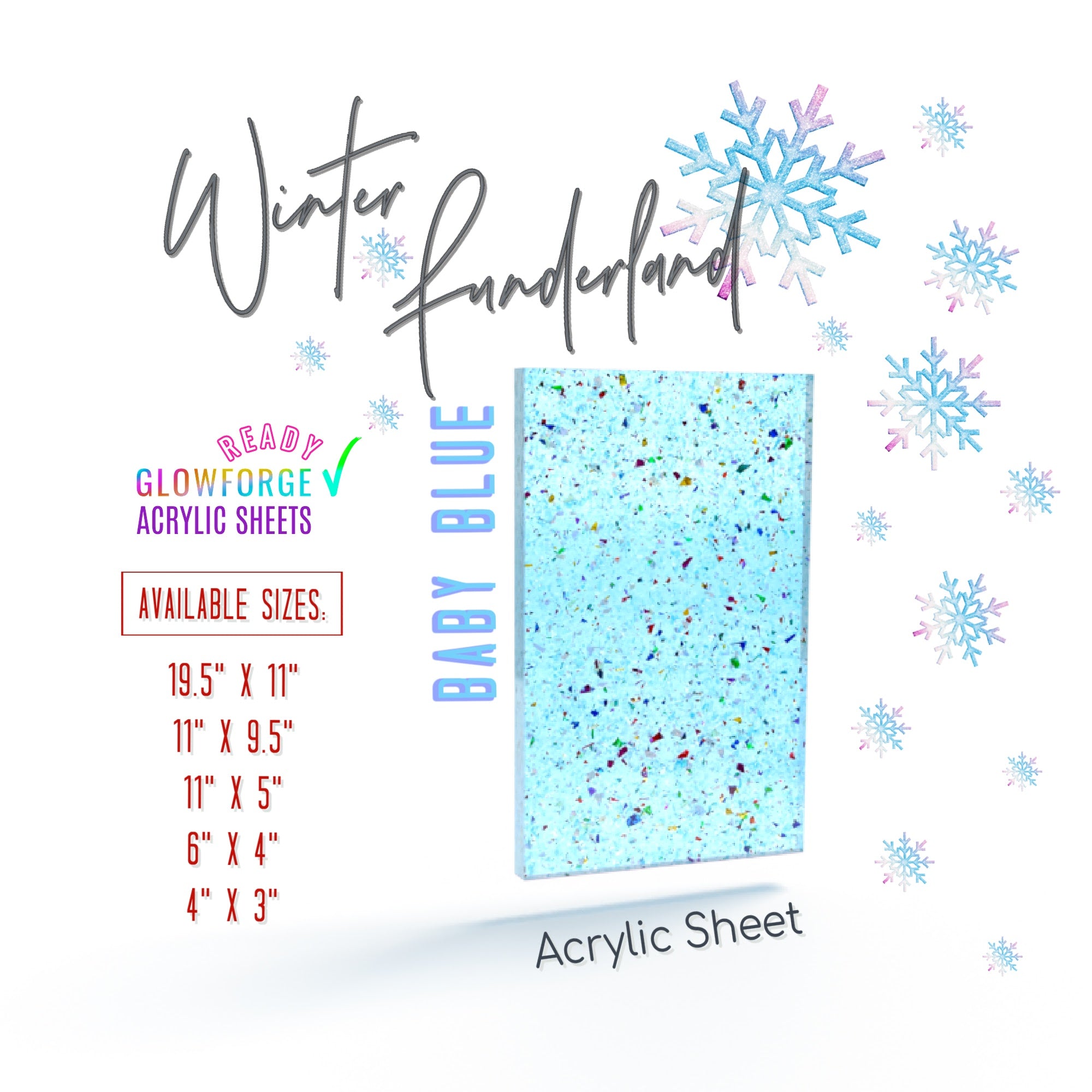 sheet plexiglass acrylic material plastic sheets cast acrylic transparent clear blue shimmer confetti glitter frost opaque