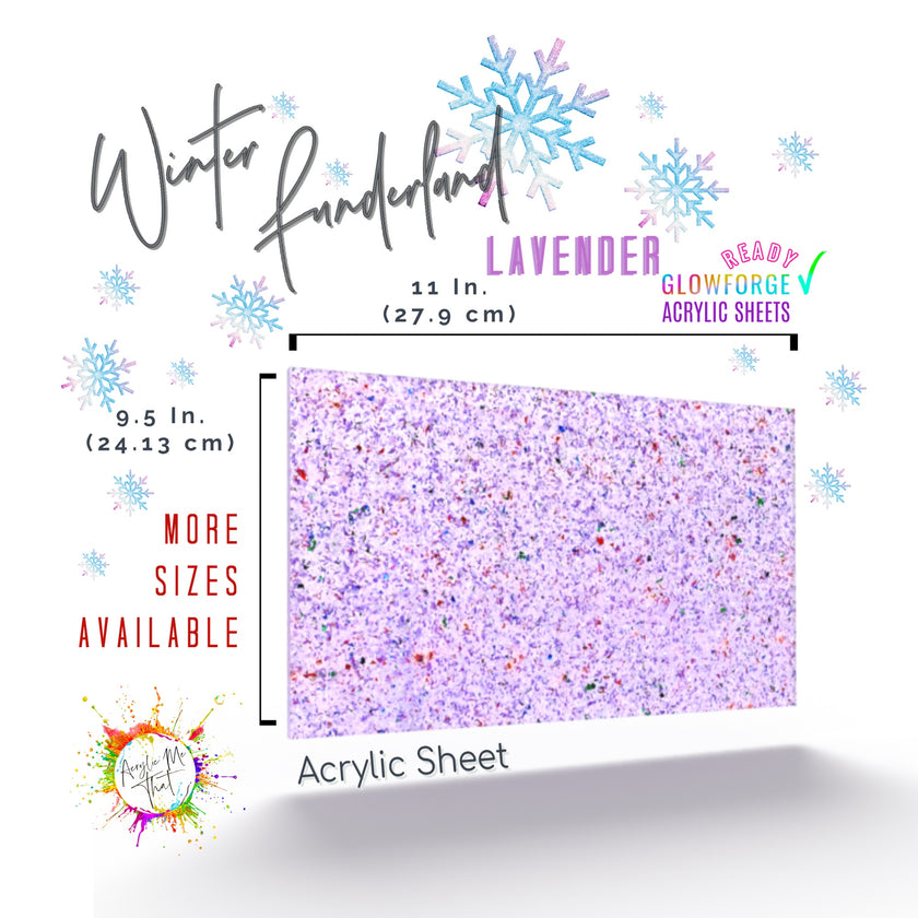 Purple chunky glitter acrylic sheet, great for bold and creative laser cutting projects.