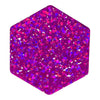 Plexiglass with vibrant fuchsia pink glitter, ideal for custom laser cutting projects.