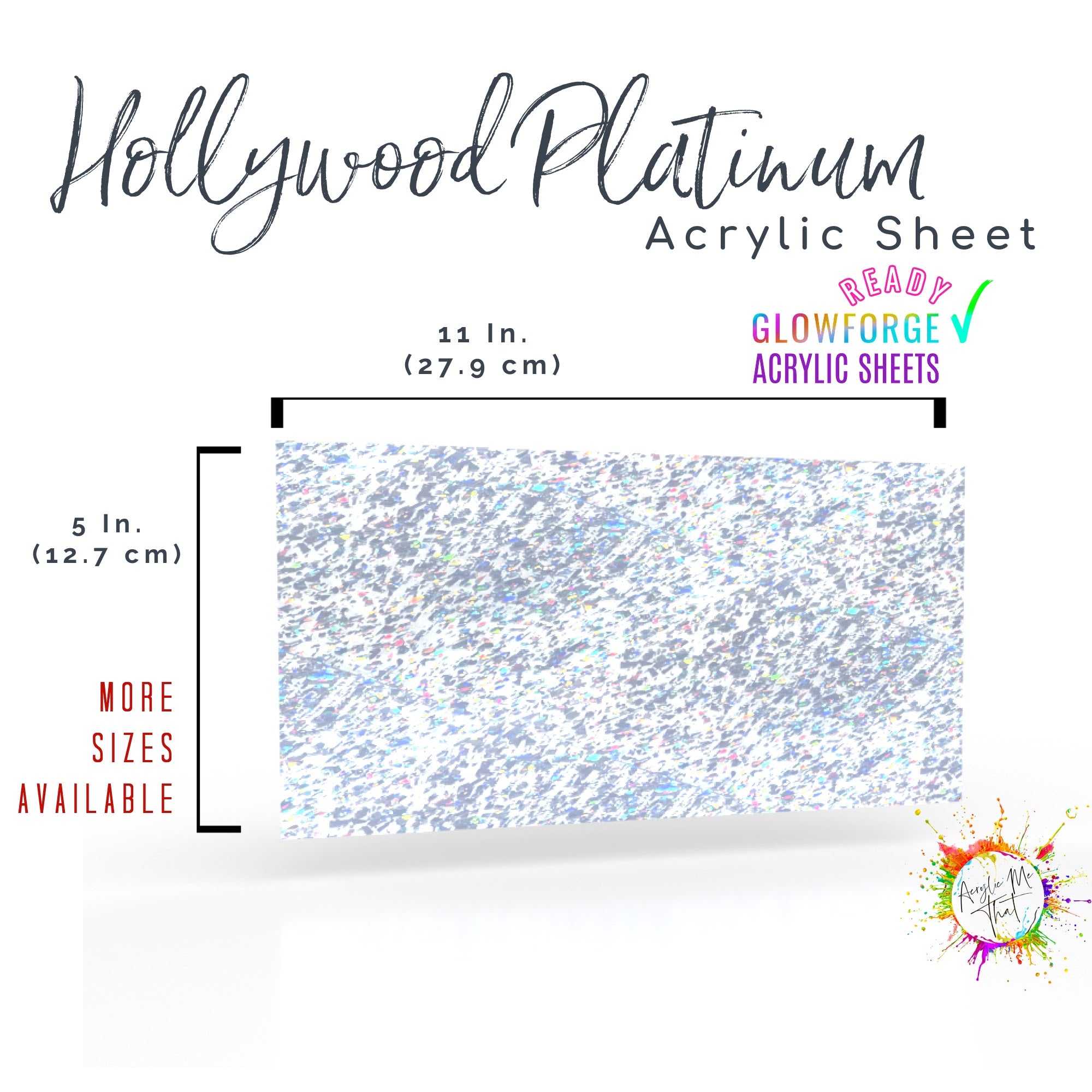 Silver glitter acrylic sheet, perfect for making vibrant jewelry and home decor, compatible with laser cutting.