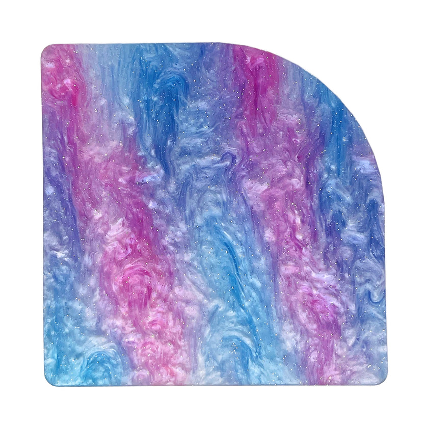 Fairyfloss marble pattern acrylic sheet, ideal for custom made crafts and sublimation cast acrylic uses.