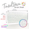 Tinseltown glitter plexiglass - ideal for decorative acrylic sheets and vibrant designs.