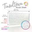 Tinseltown Glitter Acrylic Sheet - sparkle acrylic sheet for vibrant DIY projects and decorations.