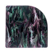 Plexi colors for vibrant crafts, featuring a green and purple marble pattern.