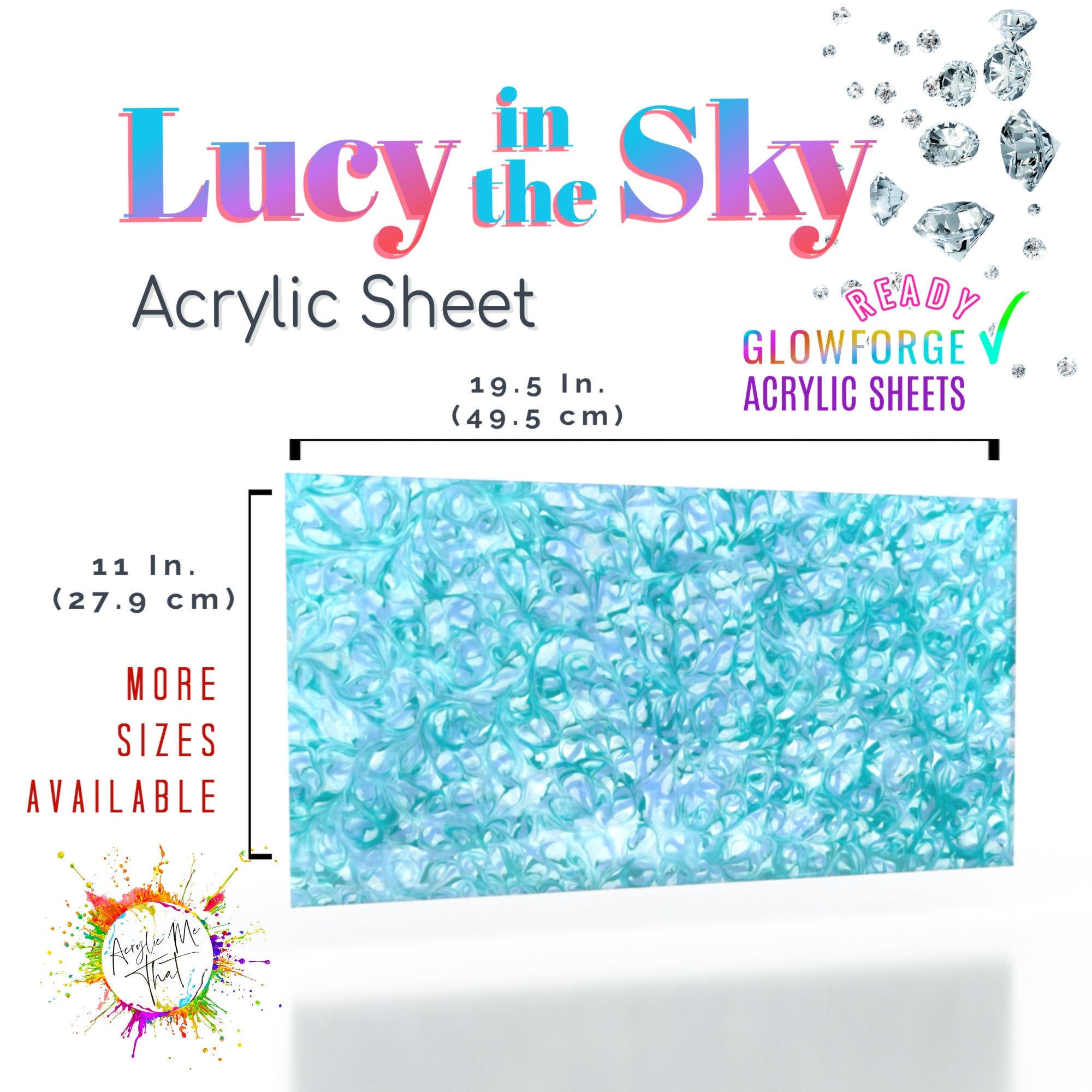 Lucy in the Sky Pattern Acrylic Sheet