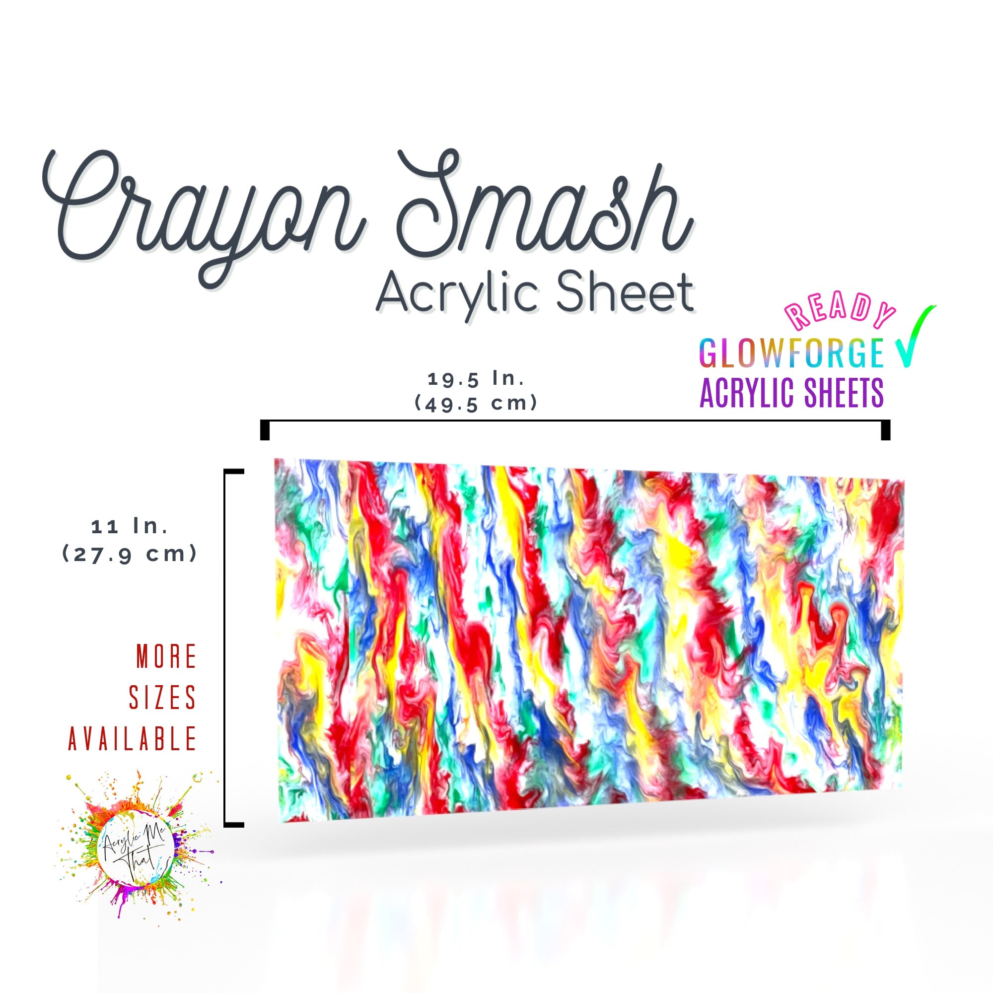 Crayon Smash Acrylic Sheet