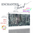 Enchanted Forest Iridescent Glitter Marble Cast Acrylic Sheet