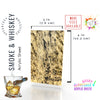 Smoke & Whiskey Translucent Smoky Marble Pattern Acrylic Sheet