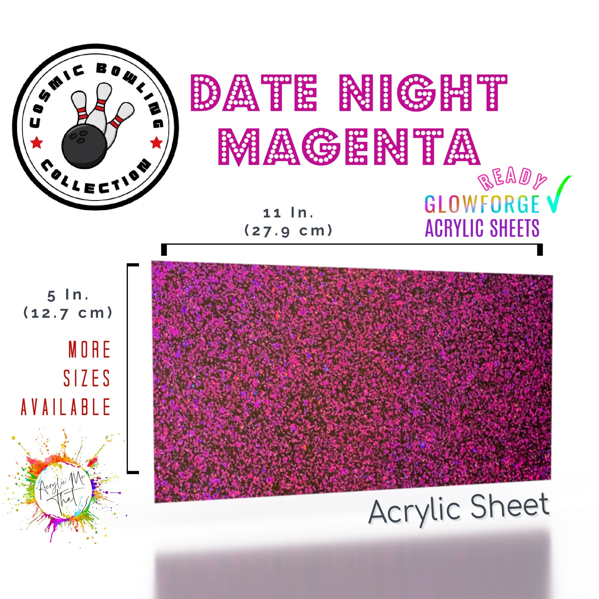 Date Night Magenta Acrylic Sheet