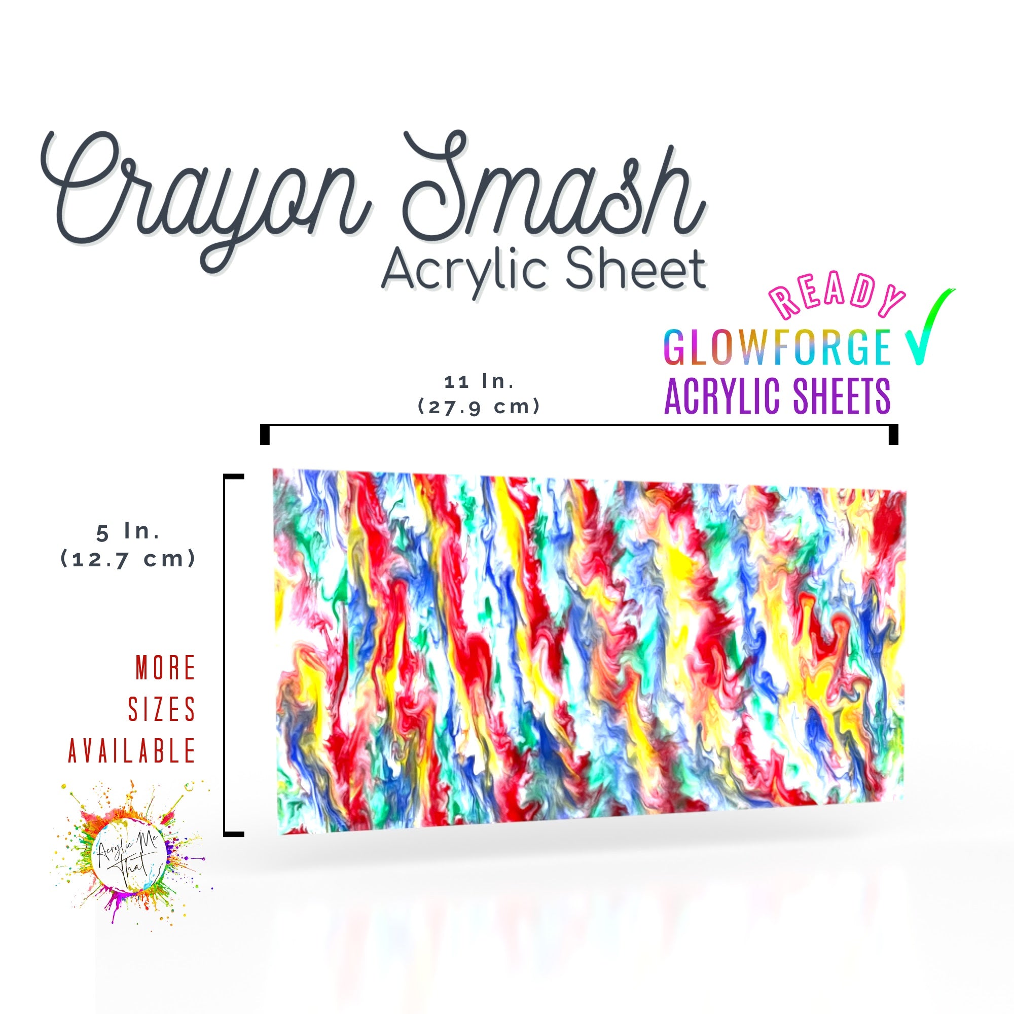 Crayon Smash Acrylic Sheet