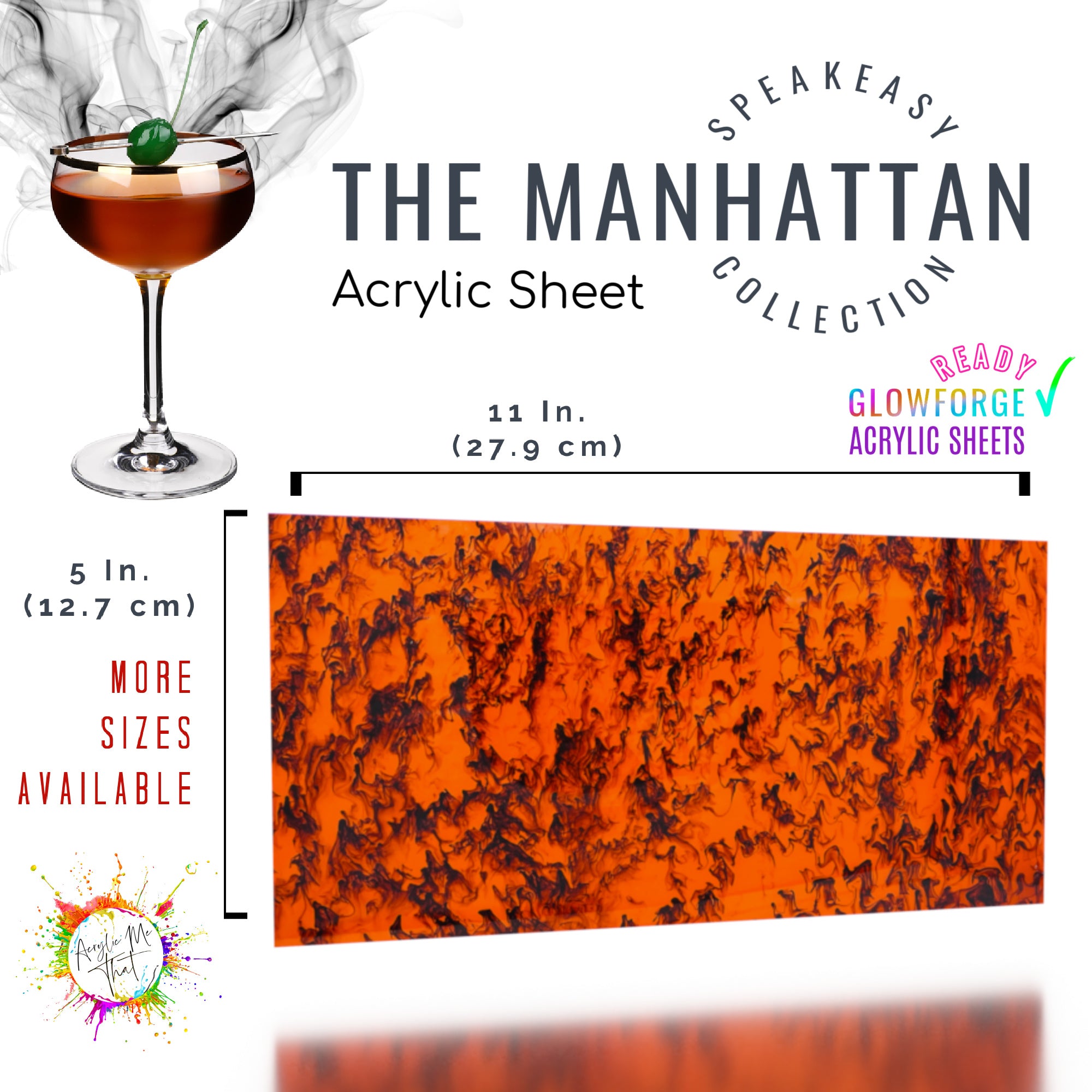 The Manhattan Smoky Translucent Marble Pattern Acrylic Sheet