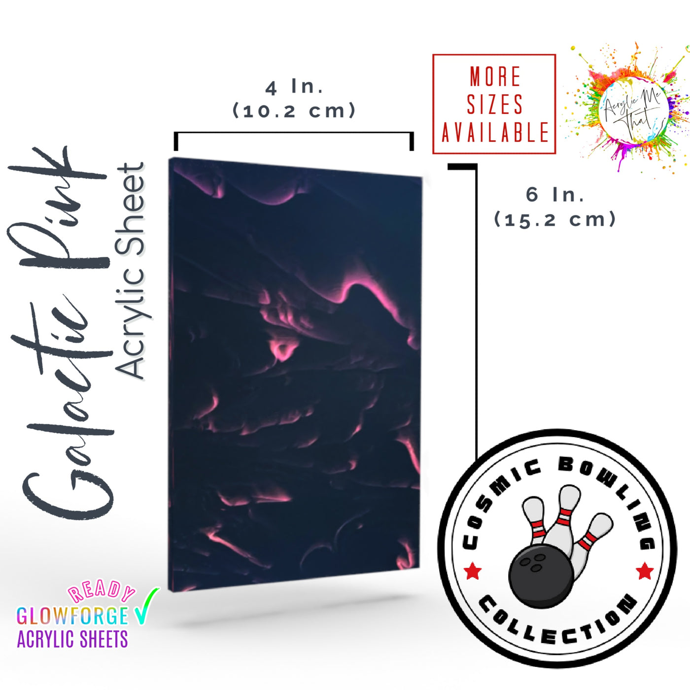 Galactic Pink Acrylic Sheet