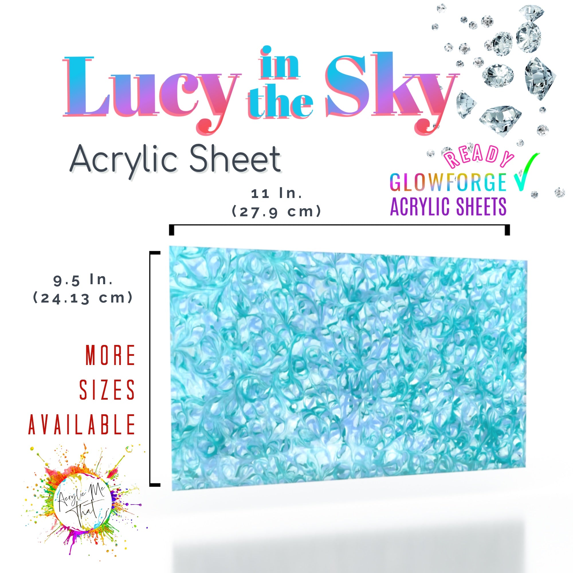 Lucy in the Sky Pattern Acrylic Sheet