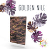 Golden Nile Shimmer Marble Pattern Acrylic Sheet