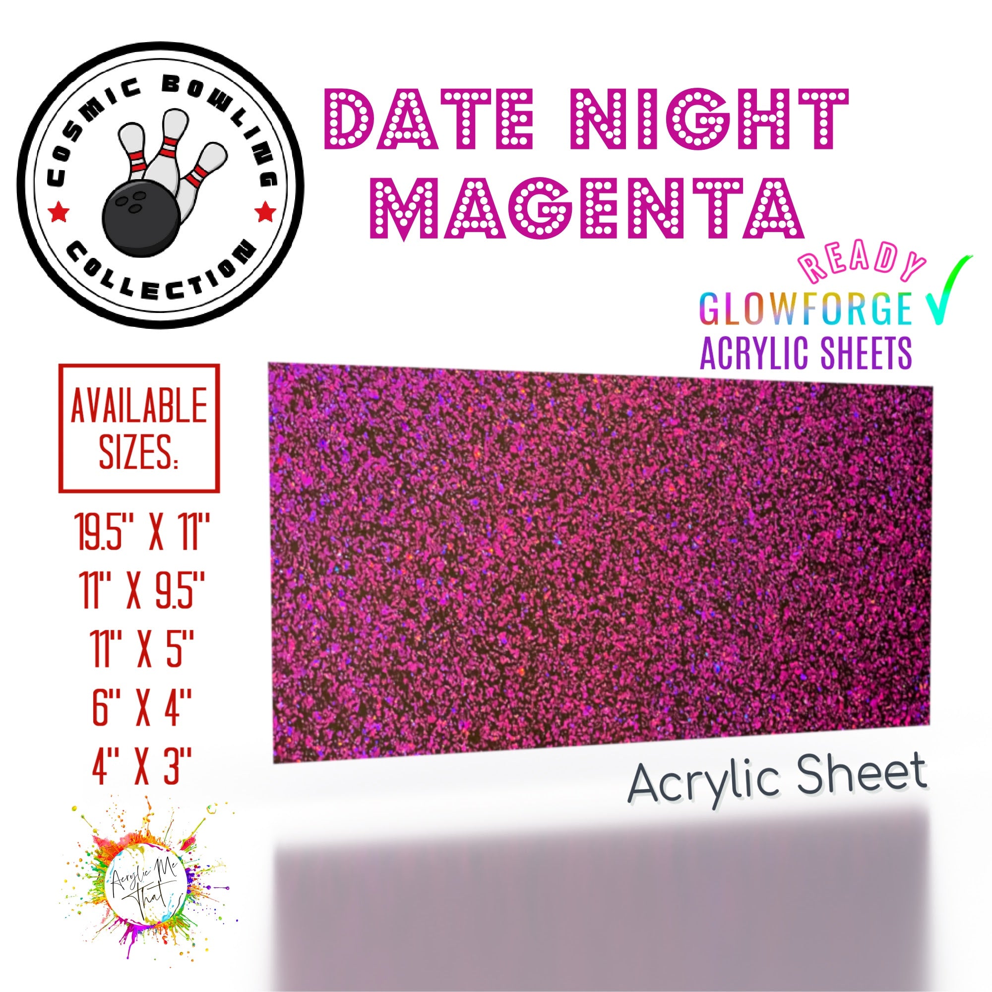 Date Night Magenta Acrylic Sheet