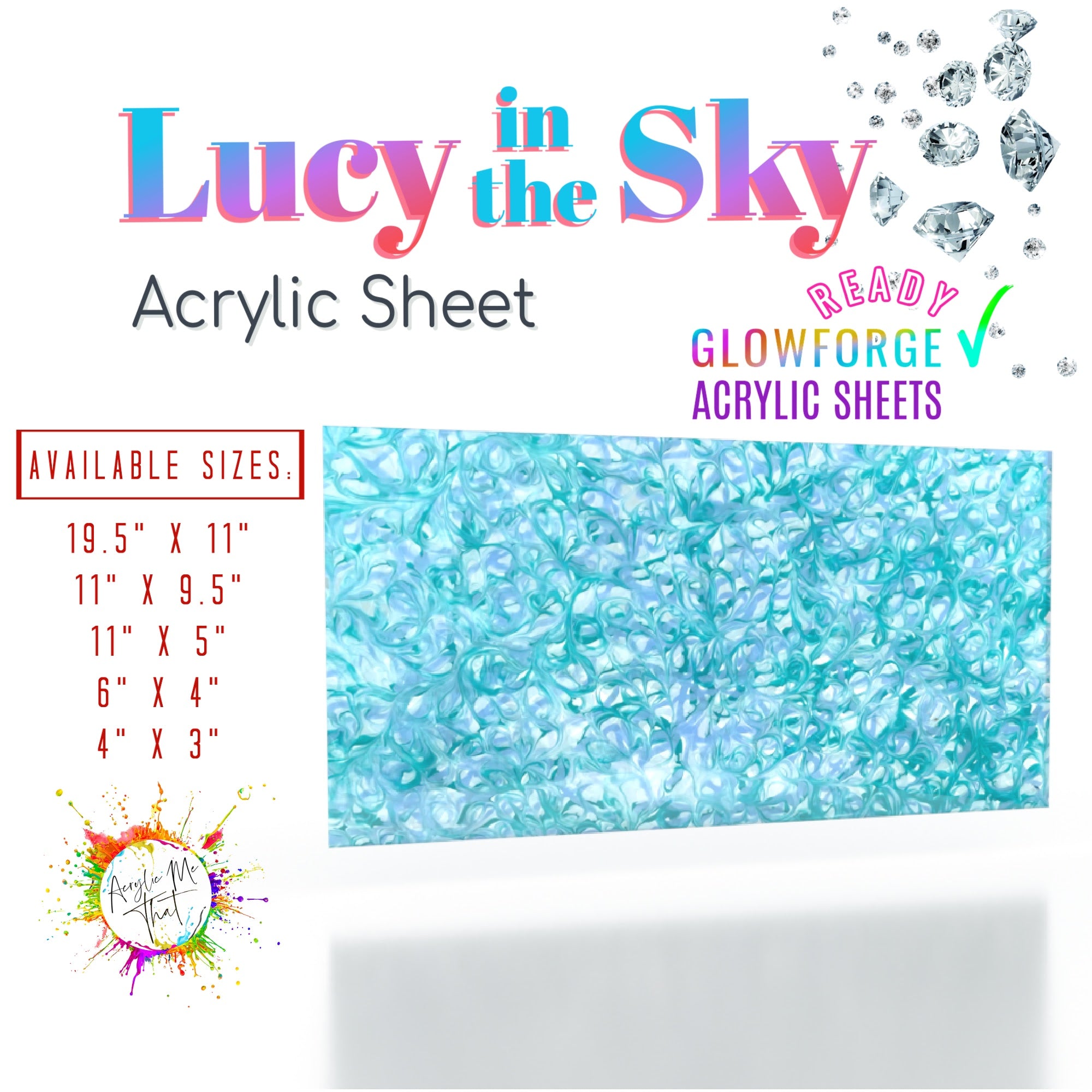 Lucy in the Sky Pattern Acrylic Sheet