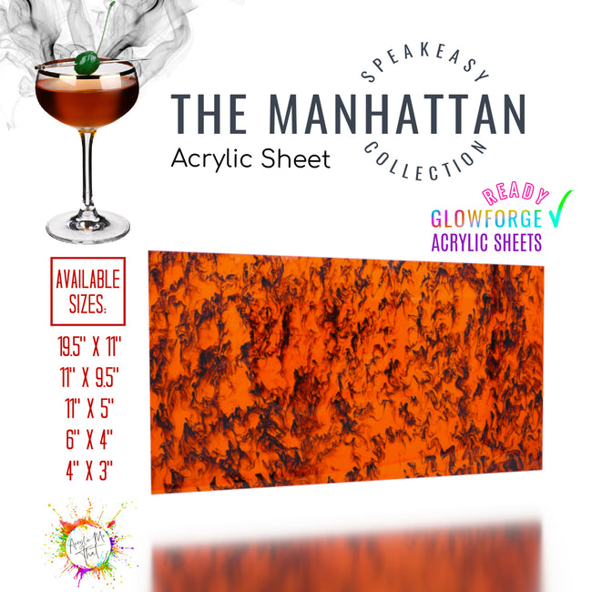 The Manhattan Smoky Translucent Marble Pattern Acrylic Sheet