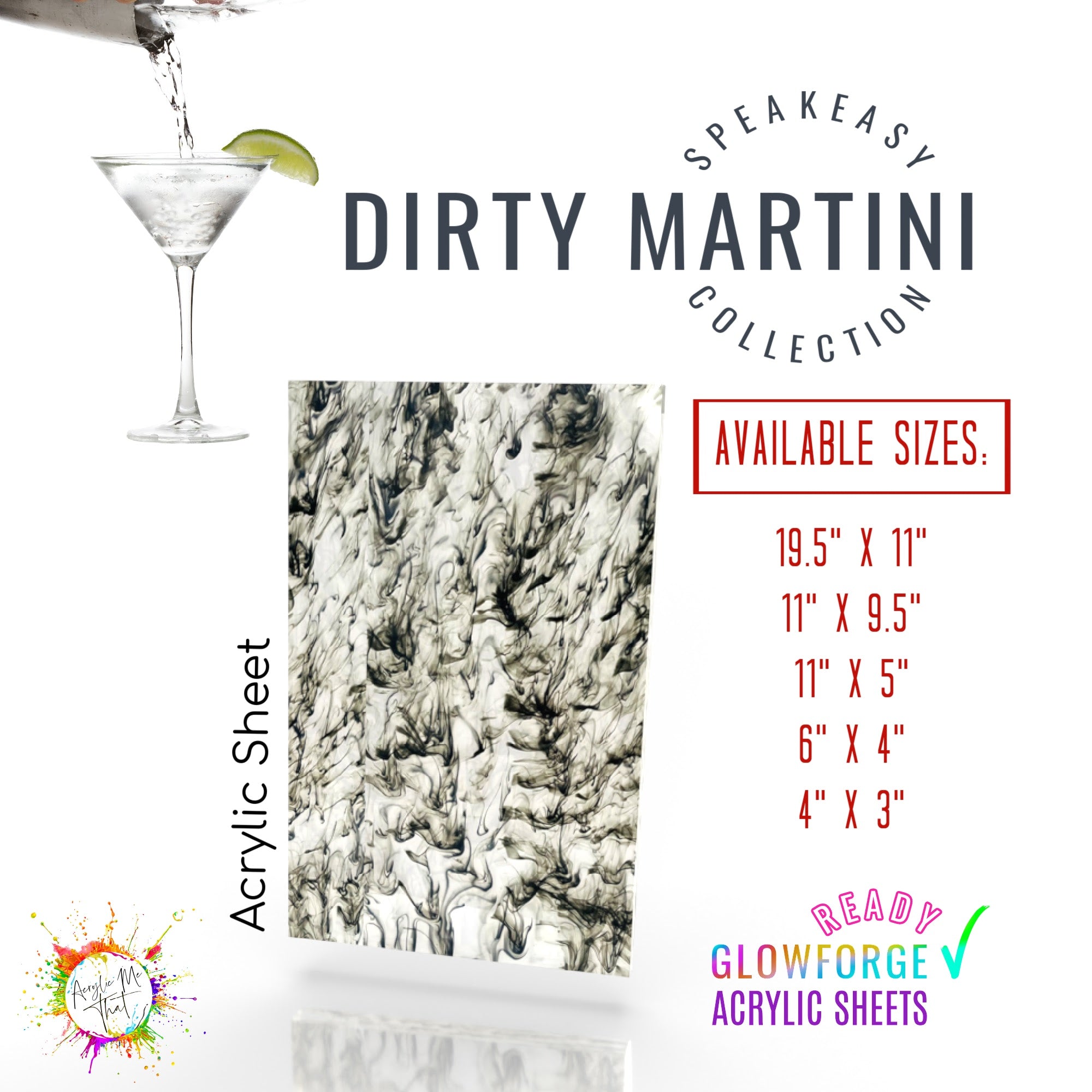 Dirty Martini Acrylic Sheet