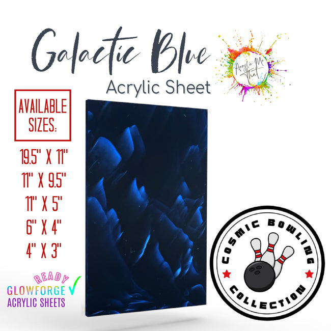 Galactic Blue Acrylic Sheet