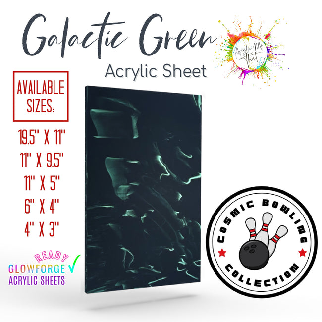 Galactic Green Acrylic Sheet