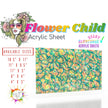 Colorful clear acrylics for laser cutting, ideal for custom decor and accessories