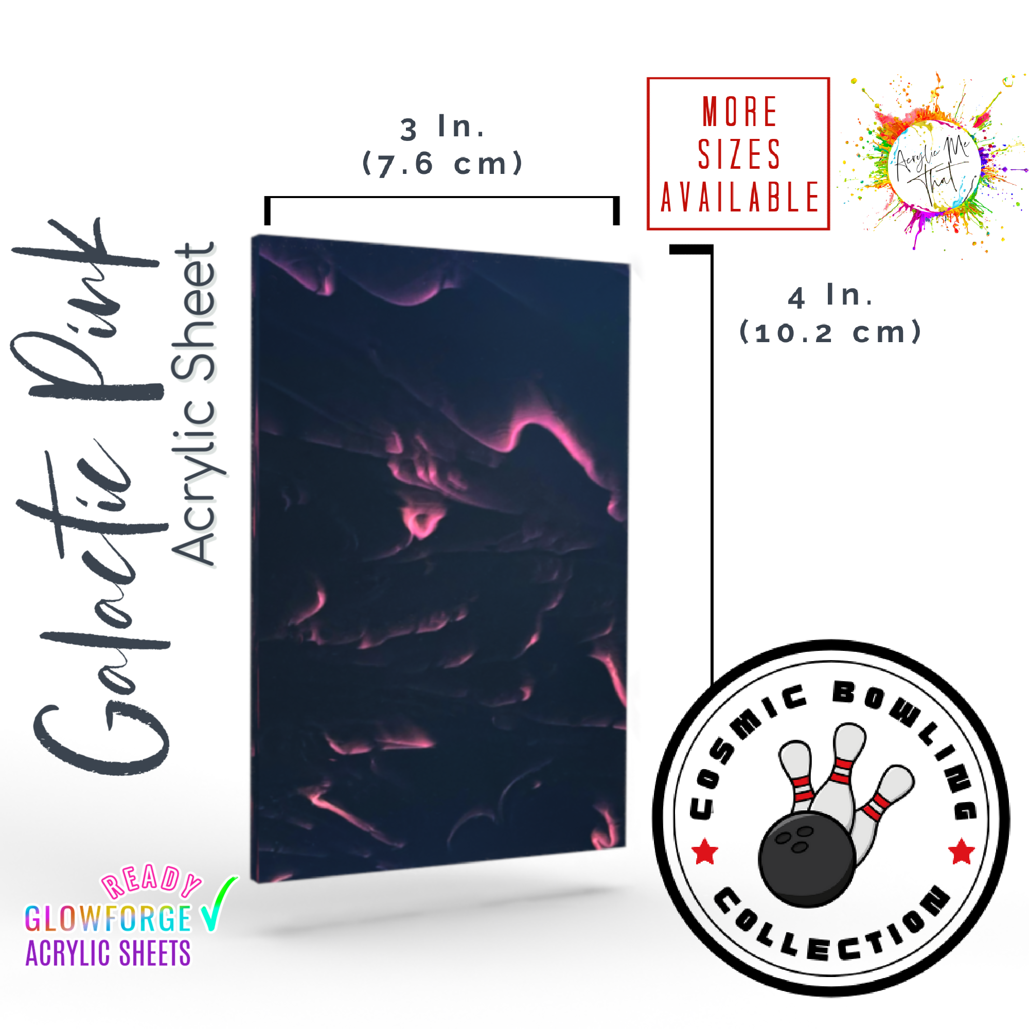 Plexiglass 1/8 inch black acrylic sheet, great for creating bold designs.