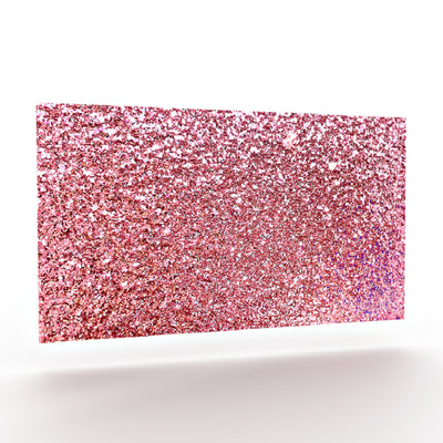 iridescent rose gold chunky glitter plexi glass acrylic plastic sheeting best for laser cutting and sublimation blank projects like keychains. makes a great printing surface for pattern acrylics